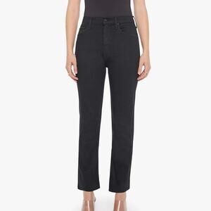 MOTHER DENIM | Black Jeans High Waisted Rider Ankle "Not Guilty" Wash | Size 24